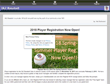 Tablet Screenshot of 3and2baseball.com